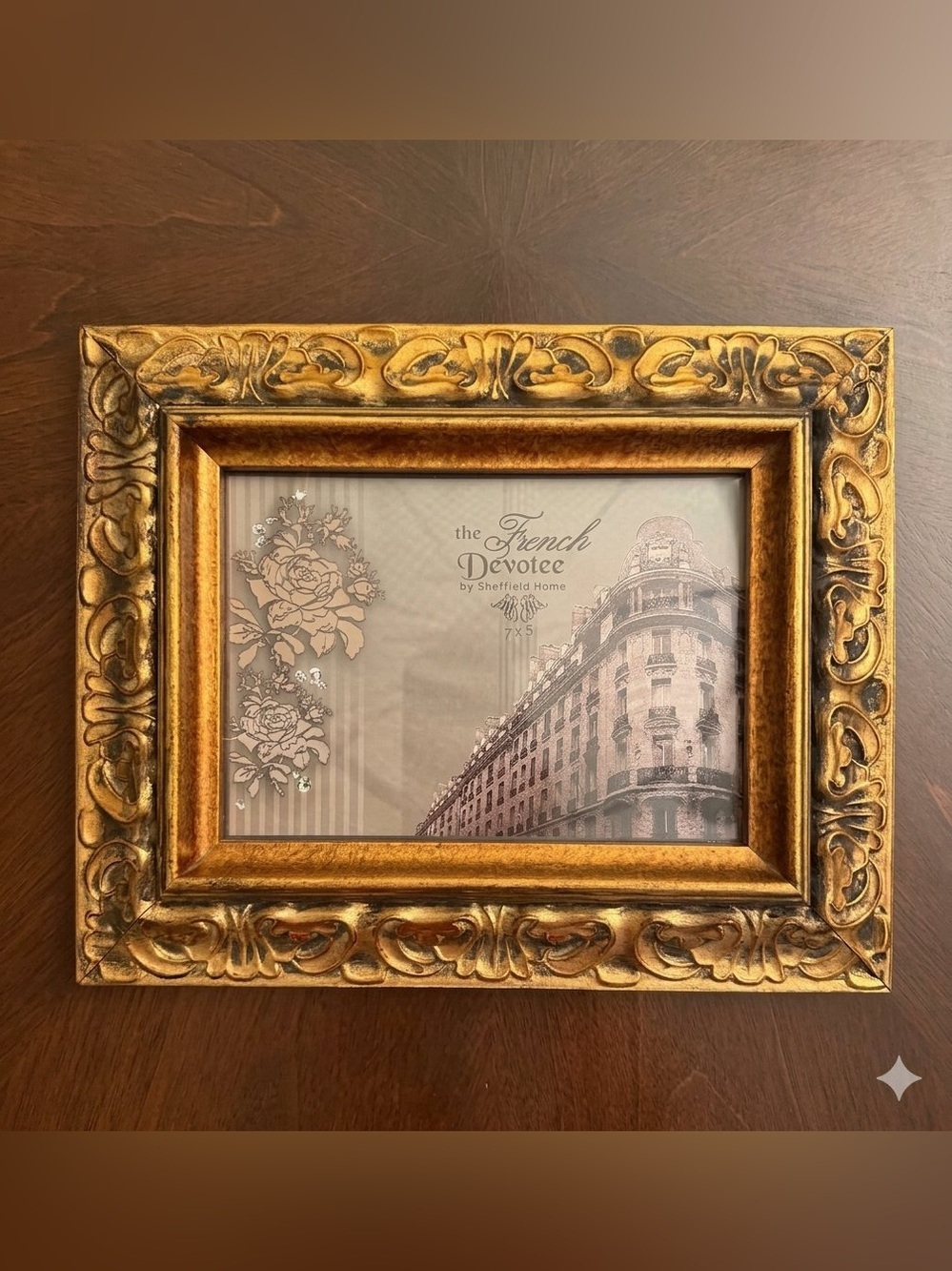 Sheffield Home Gold Ornate Picture Frame 5x7 Vintage Baroque French Country